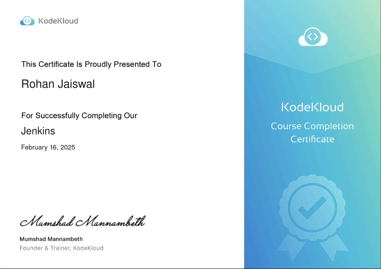 Jenkins Certification