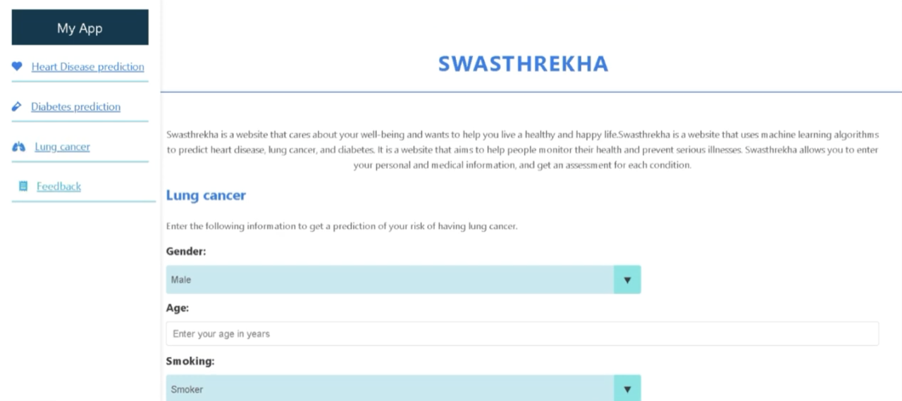 Swasthrekha Health Prediction